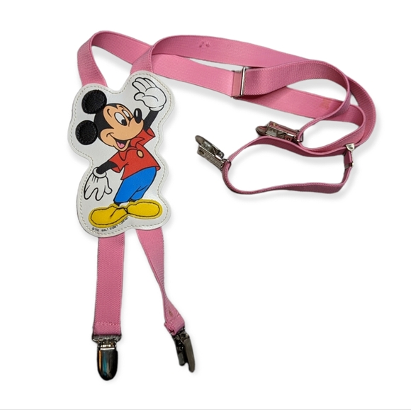 Vintage Mickey Mouse Adjustable Suspenders - Picture 1 of 7